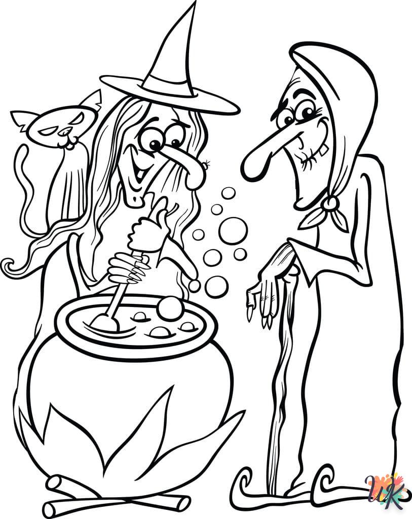 Strega 85 Disegni da Colorare Strega 83